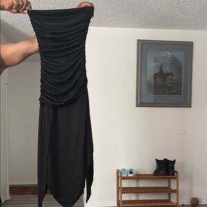 Temptations Black Strapless Dress